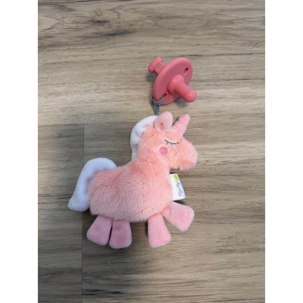 Itzy Ritzy Pacifier & Lovey Set - Includes Silicone Pacifier with Stuffed Animal